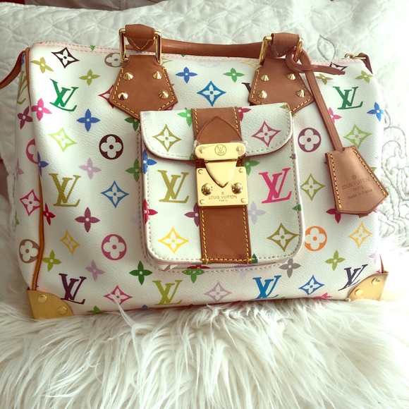 Louis Vuitton Handbags - Louis Vuitton Mutlicolored Speedy 30 Bag